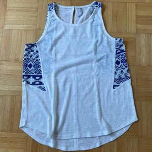 Color Thread Aztec Tank Top